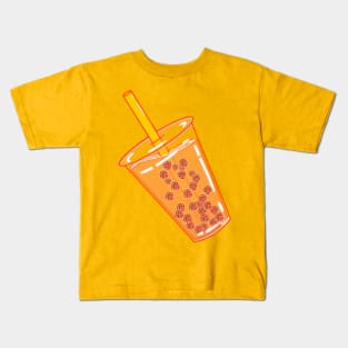 Orange you glad you got toe bean boba Kids T-Shirt